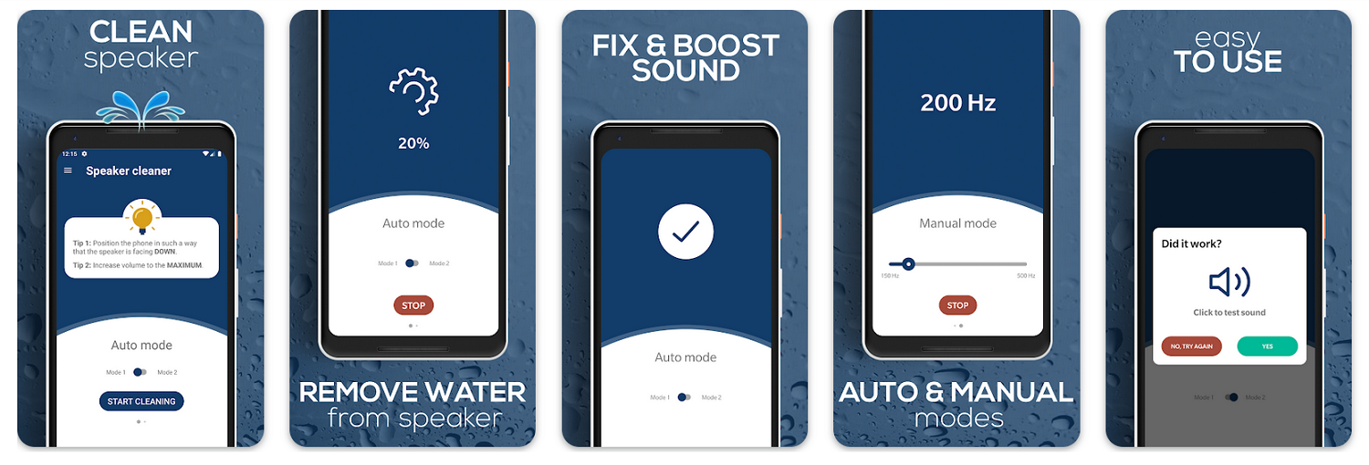 Приложение Speaker Cleaner для чистки динамика на Android<br>