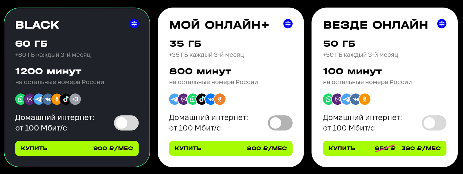 Тарифы t2 для iPhone<br>