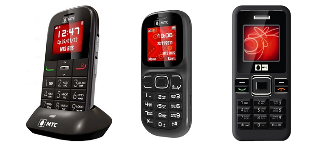 Телефоны МТС 236, МТС 252, МТС 268 Телефоны МТС 236, МТС 252, МТС 268