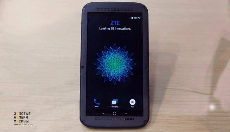 Первый смартфон с 5G ZTE Gigabit Phone