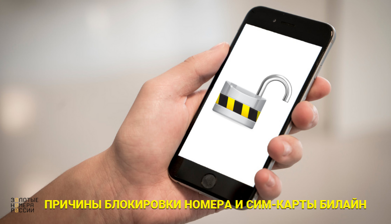Причины блокировки номера телефона Билайн