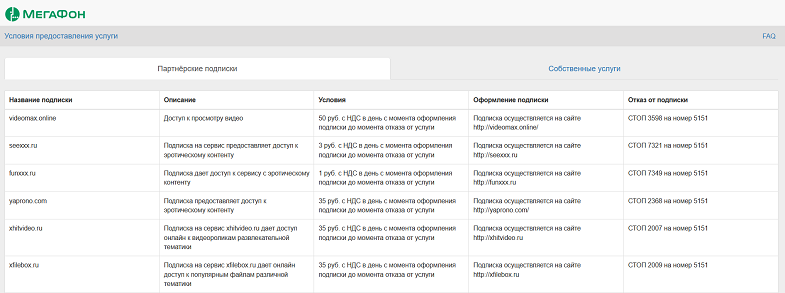 Партнерские подписки мегафон как отключить. Партнёрские подписки в мегафоне что это такое. Партнёрская падписка МЕГАФОН. Партнерская подписка. Партнерки на подписки.