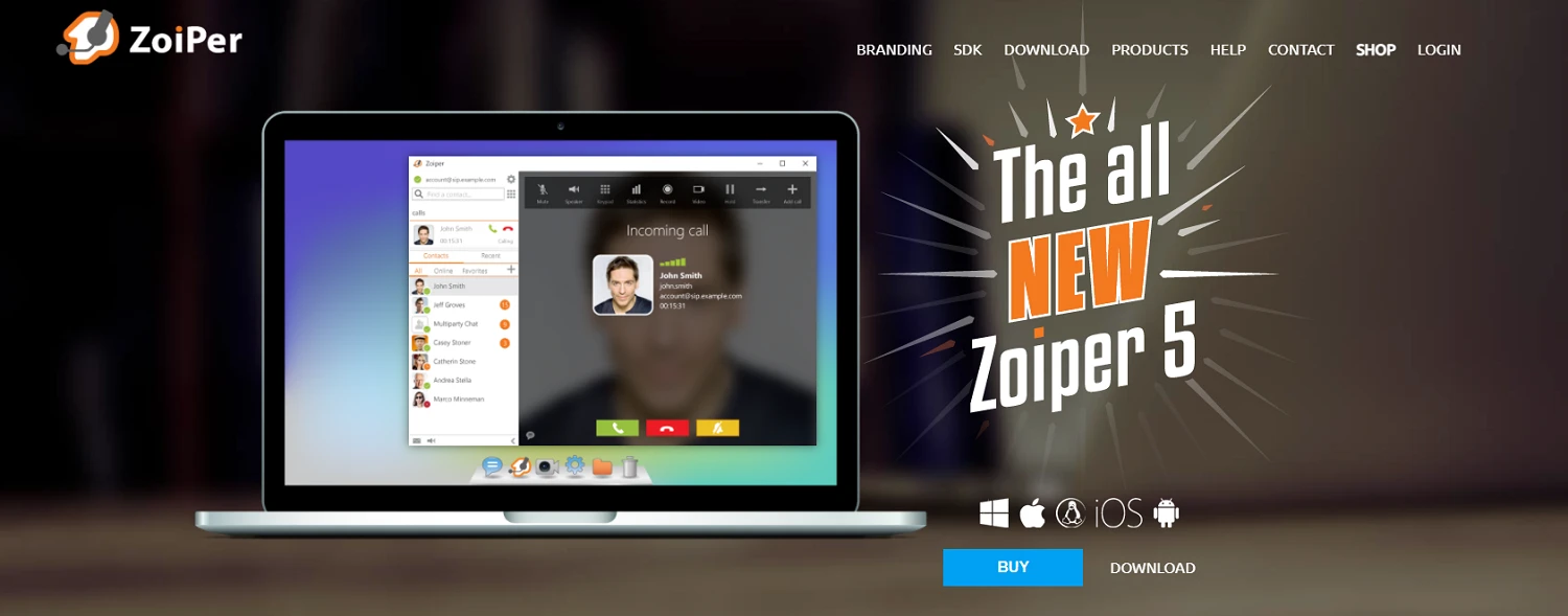 Софтфон Zoiper