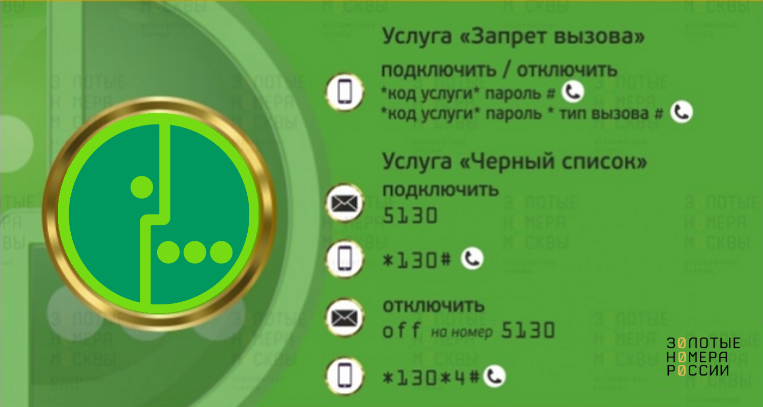 Как установить запрет звонков на МегаФон