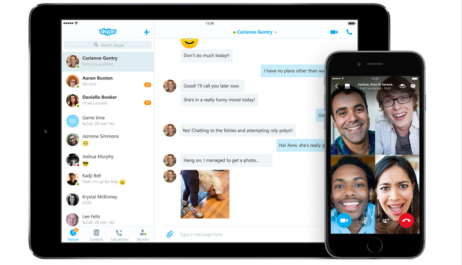 Звонки с iPad через Скайп (Skype)