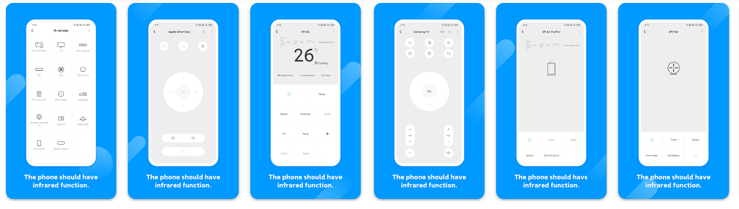 Приложение Mi Remote
