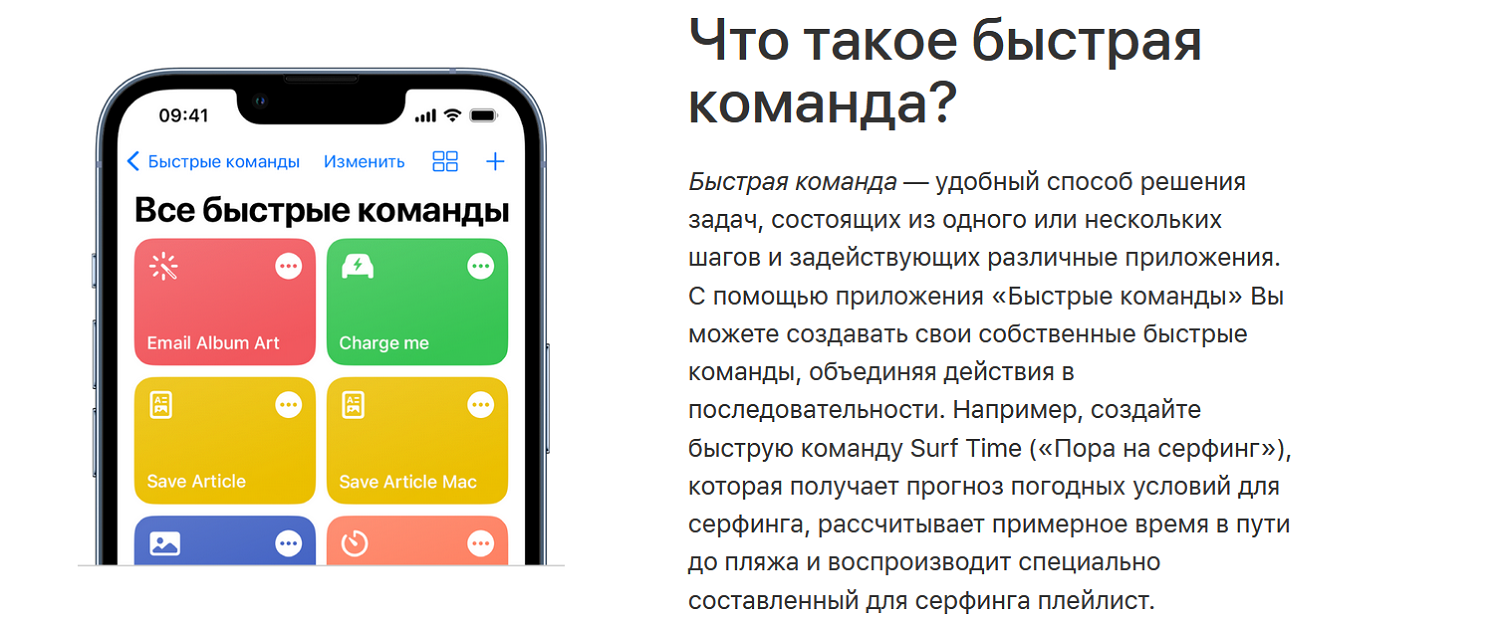 Для чего нужный быстрые команды на iPhone<br>