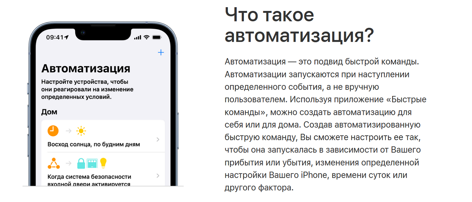 Что такое автоматизация на iPhone<br>