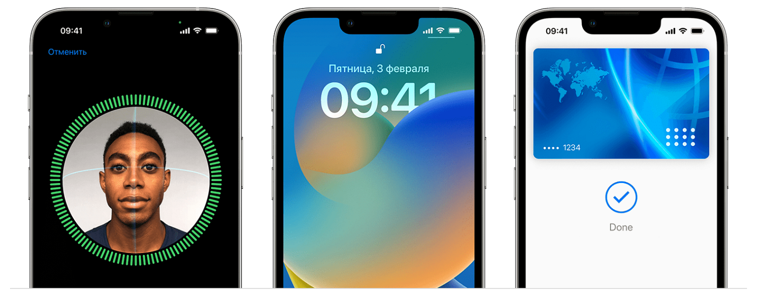 Технология Face ID на iPhone<br>