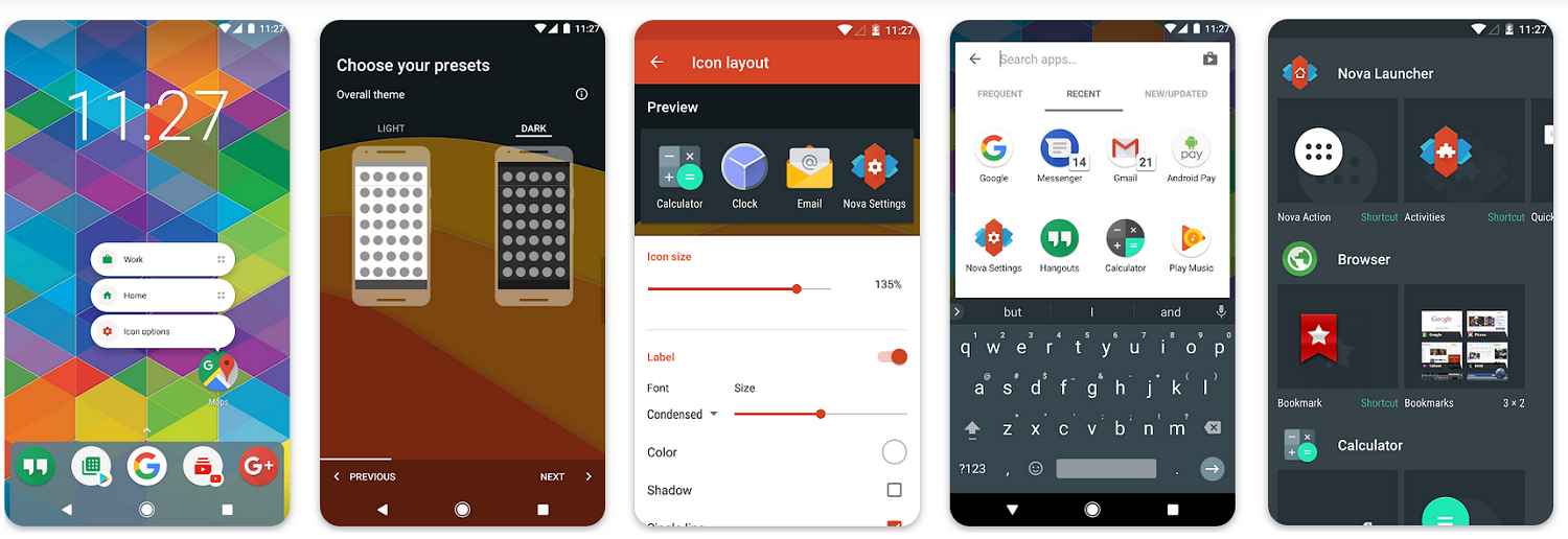 Приложение Nova Launcher