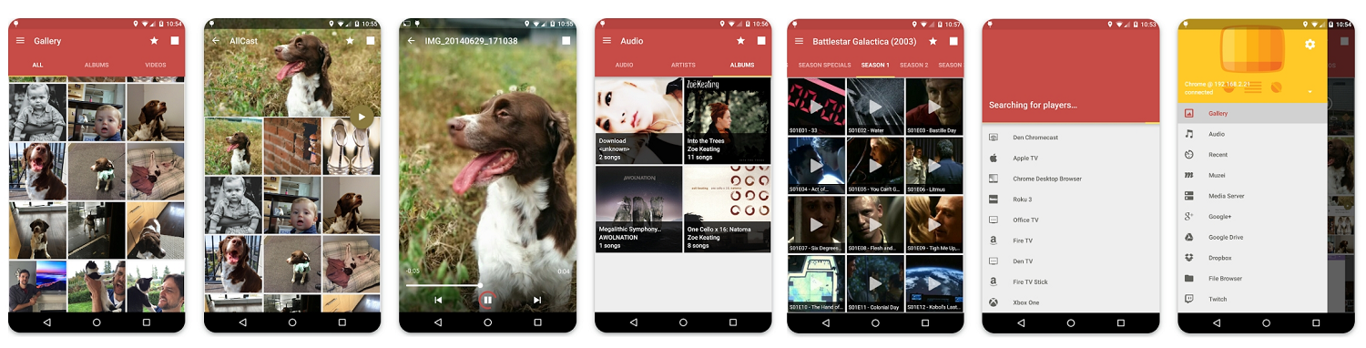 Приложение AllCast для Android