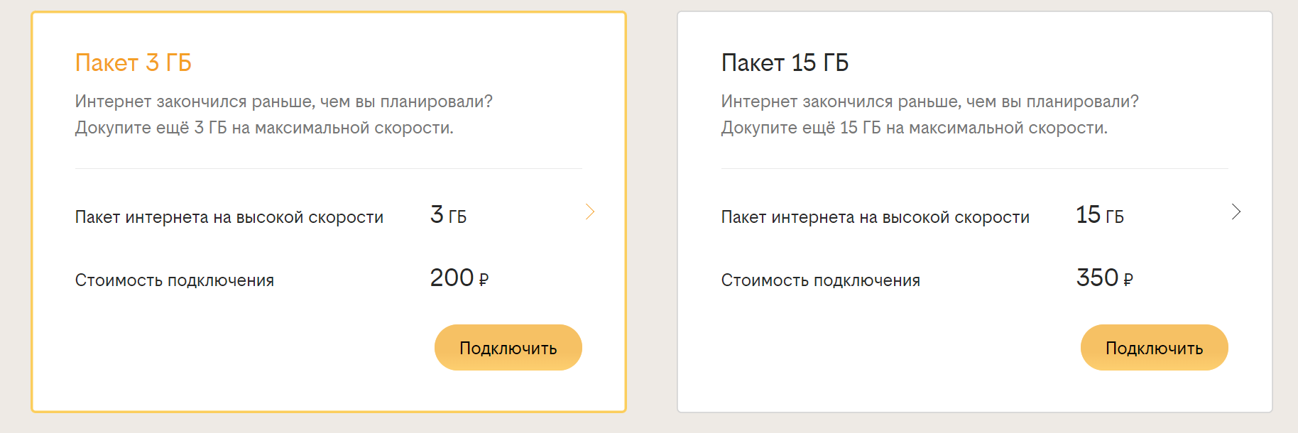 Подключить интернет 1 гб