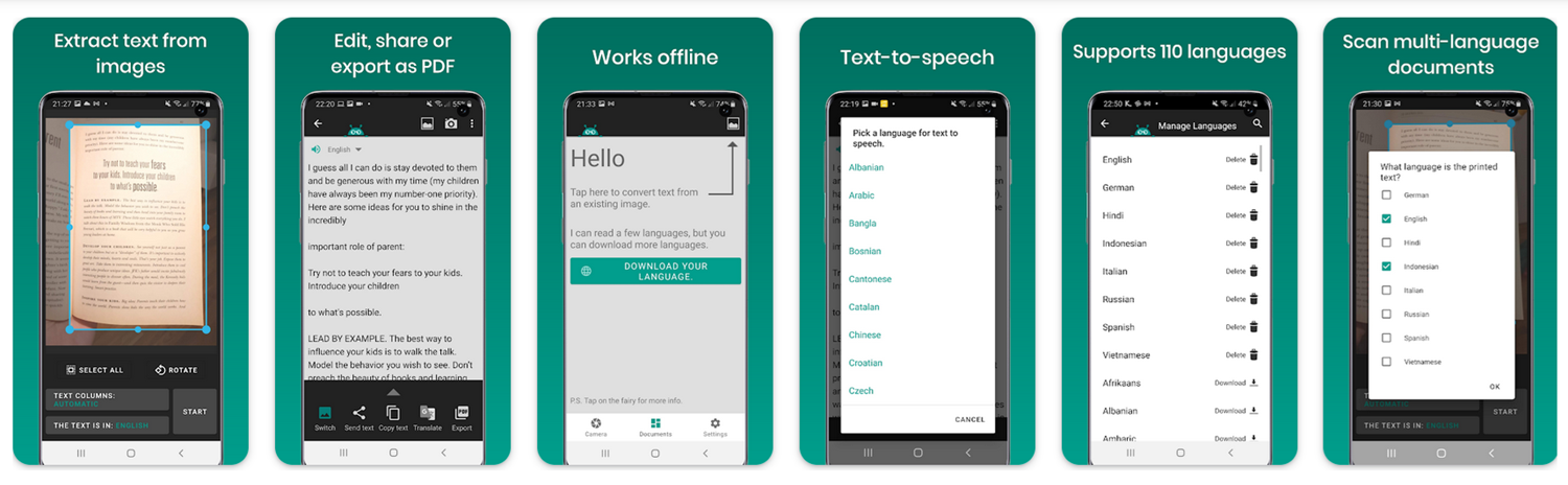 Приложение Text fairy для Android