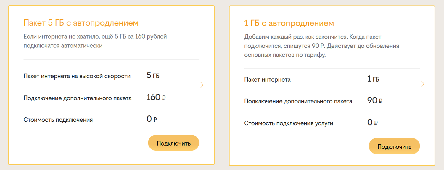 Дополнительные опции билайн для автопродления доступа к интернет<br>