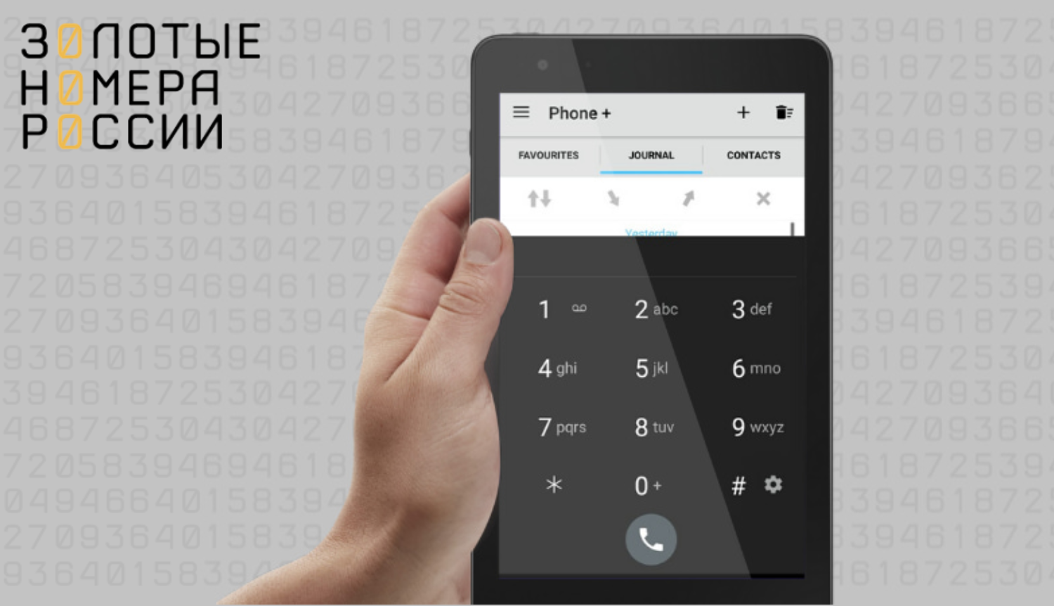 Номеронабиратель в приложении Phone + Contacts and calls