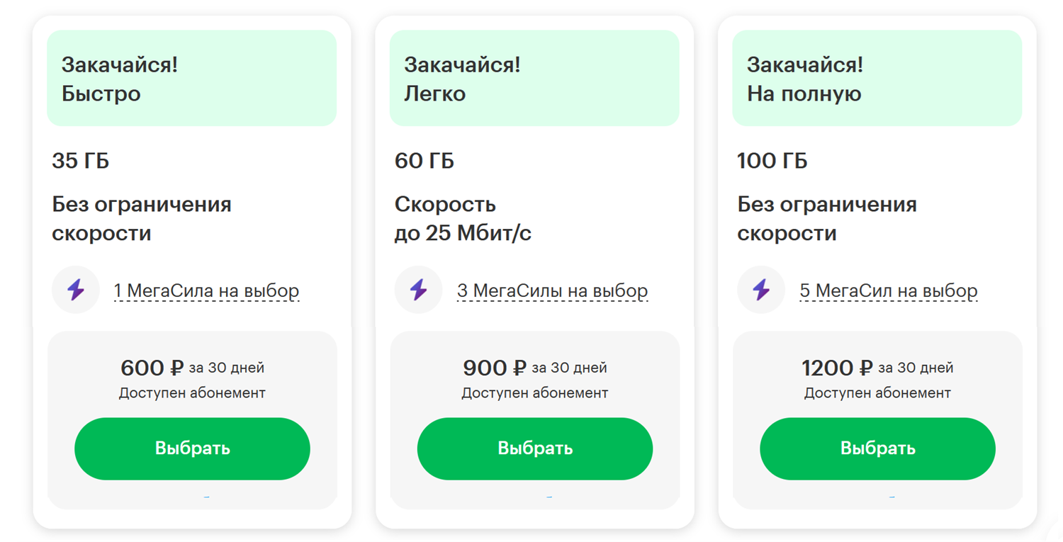 Тарифы “МегаФон” для 4G модема и роутера