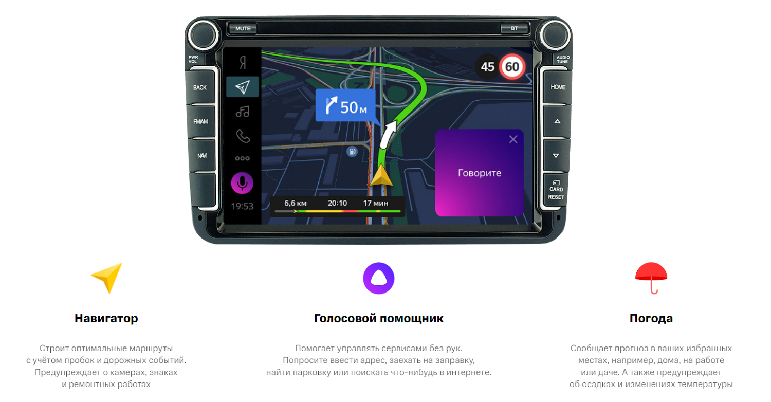 Бесплатные сервисы в комплекте "МТС Яндекс.Авто"
