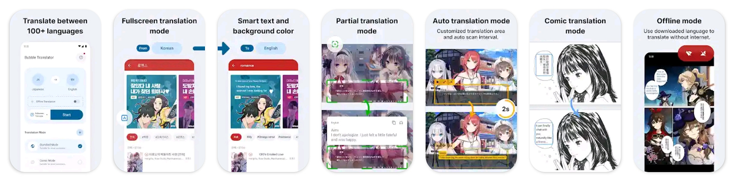 Приложение для перевода приложений Bubble Screen Translate&nbsp;