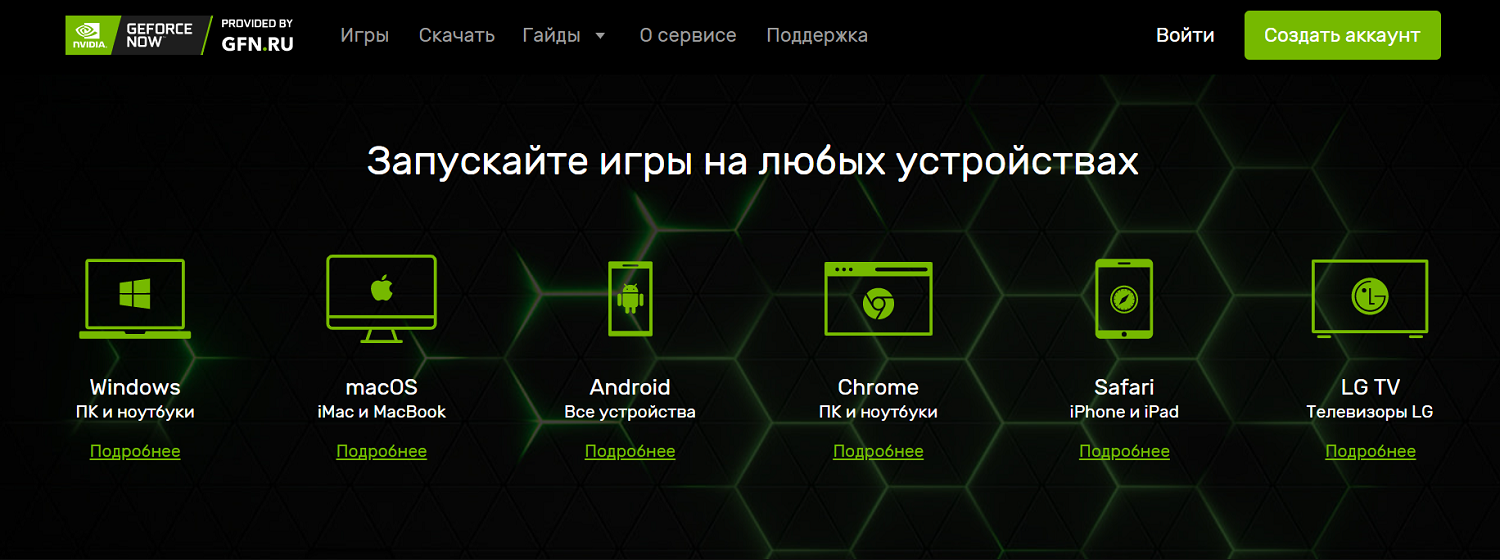 Системные требования&nbsp;GeForce NOW