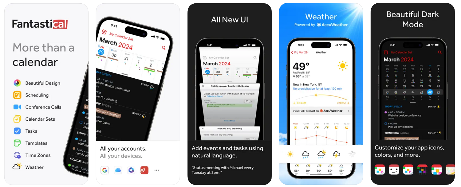 Приложение Fantastical Calendar