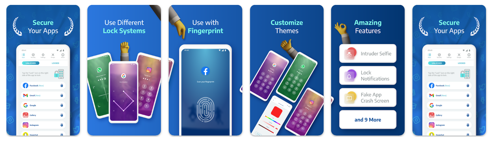 Приложение App Lock Pro для скрытия программ на смартфоне<br>