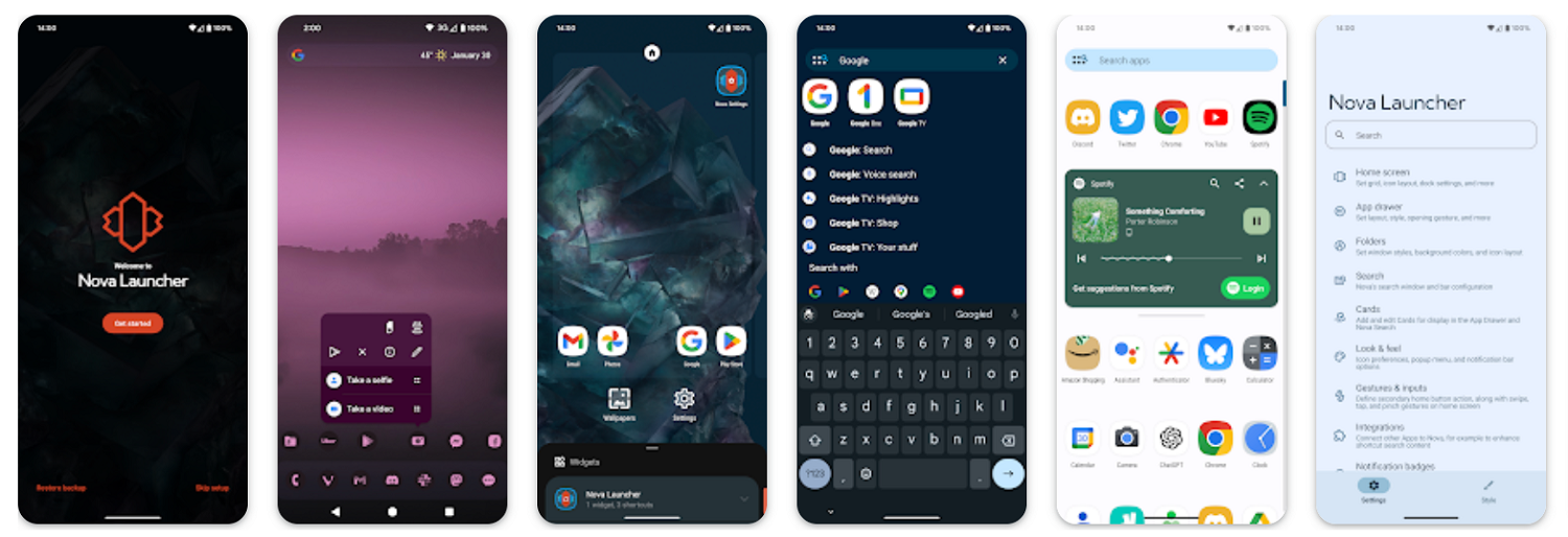 Приложение Nova Launcher