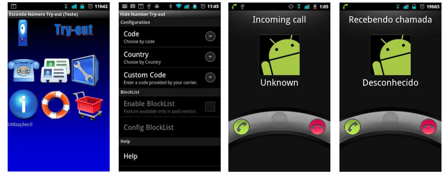 Приложение Hide Caller ID