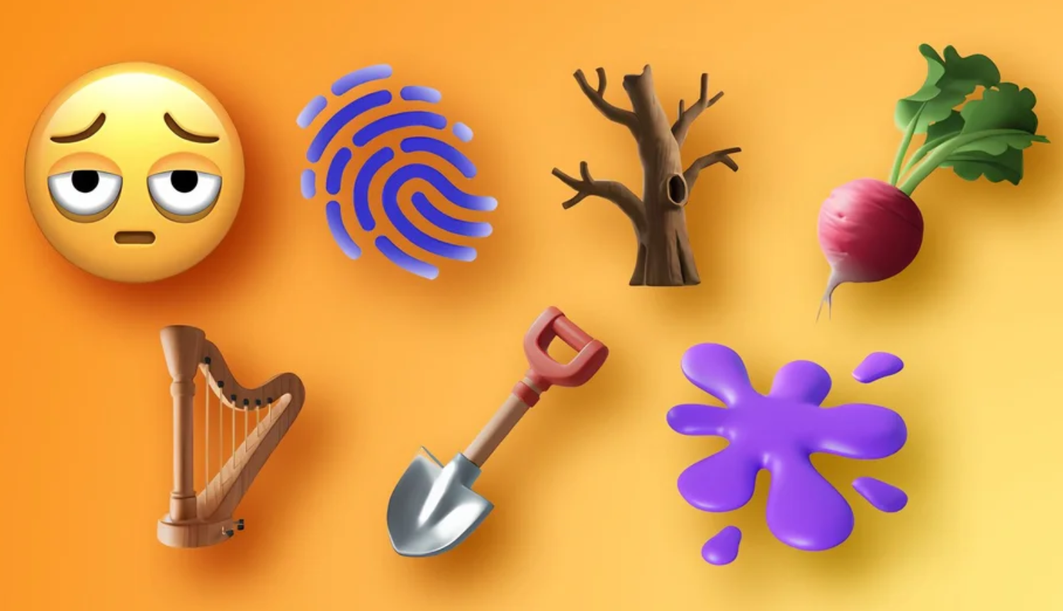 Новые эмодзи в iOS 18.4