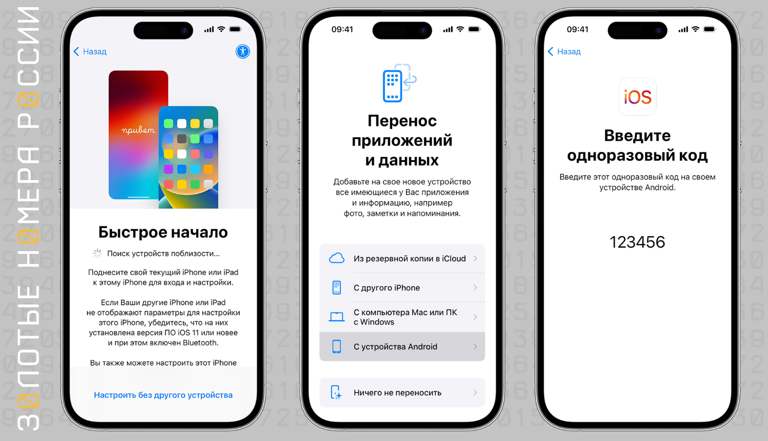 Как перенести данные с Андроид на iPhone